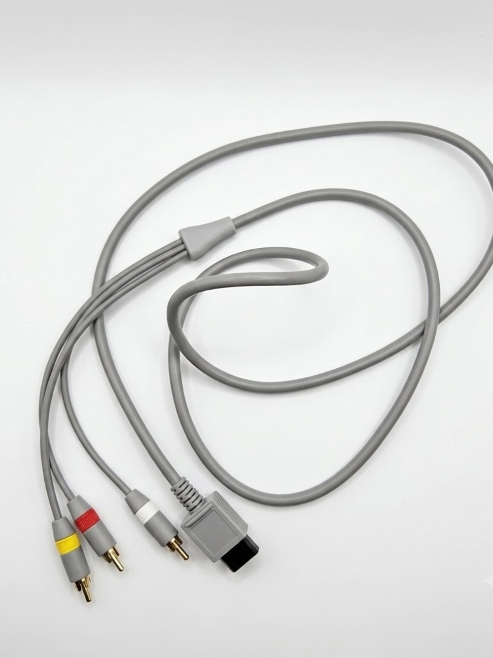 Nintendo SNES N64 GameCube OEM AV Cable Gray Untested